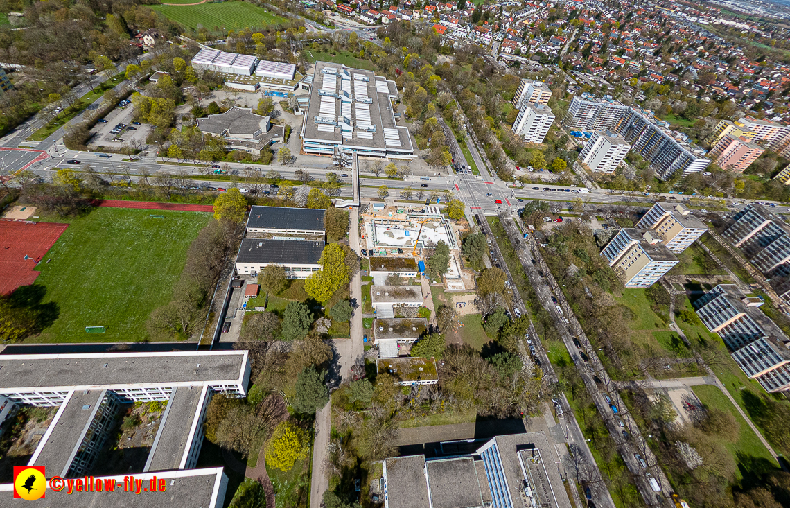 21.04.2023 - Baustelle Haus für Kinder in Neuperlach